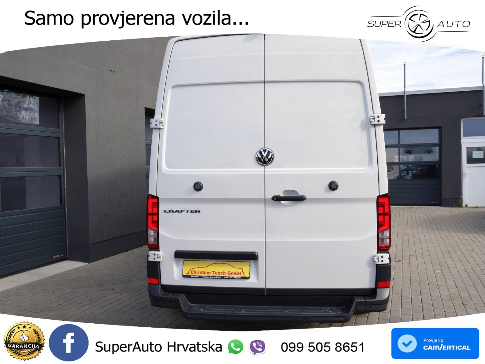 Volkswagen Crafter Kasten 35 L4 H3 Hochdach 2.0 TDI 1.Hd. 140 KS