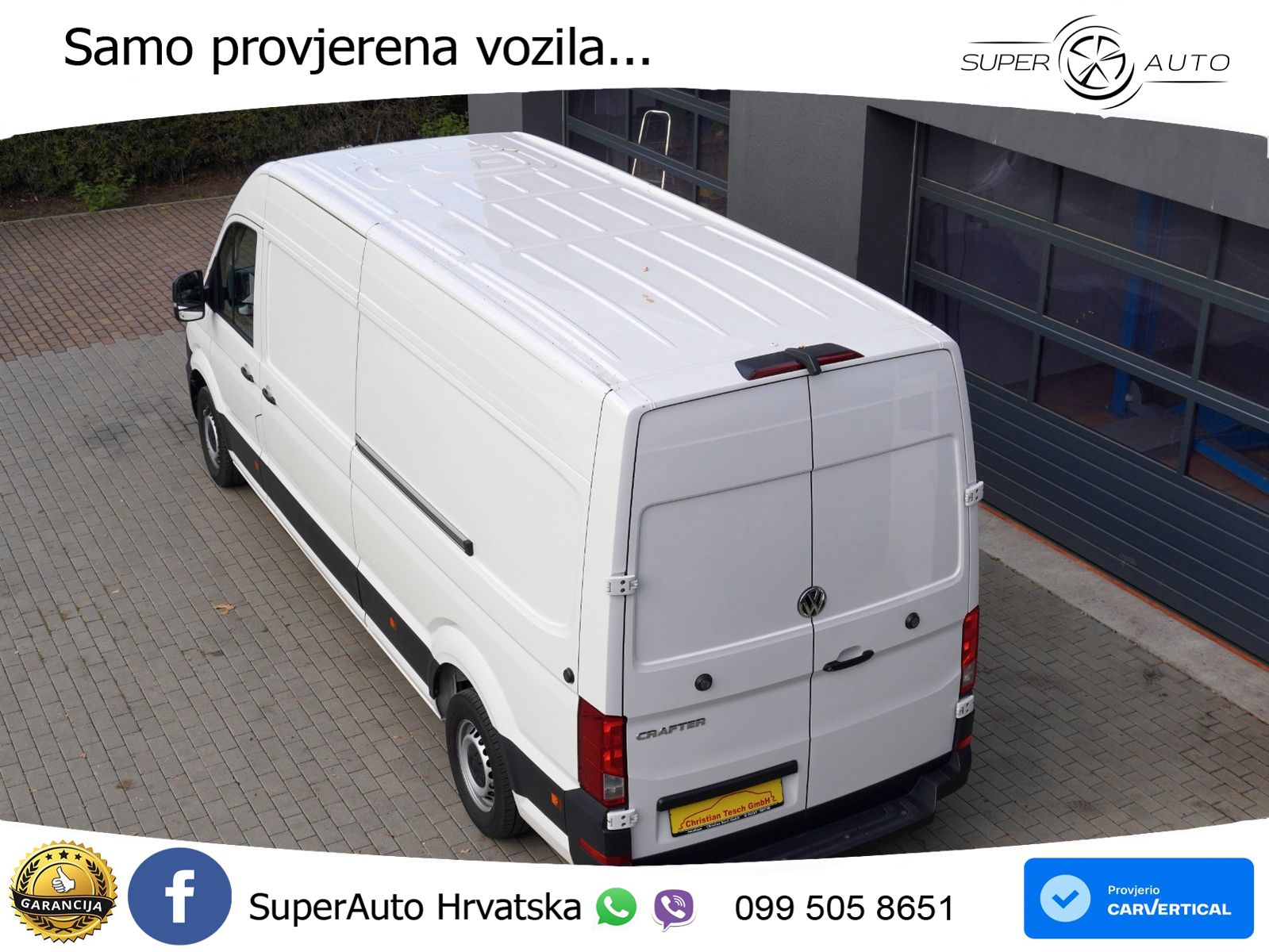 Volkswagen Crafter Kasten 35 L4 H3 Hochdach 2.0 TDI 1.Hd. 140 KS