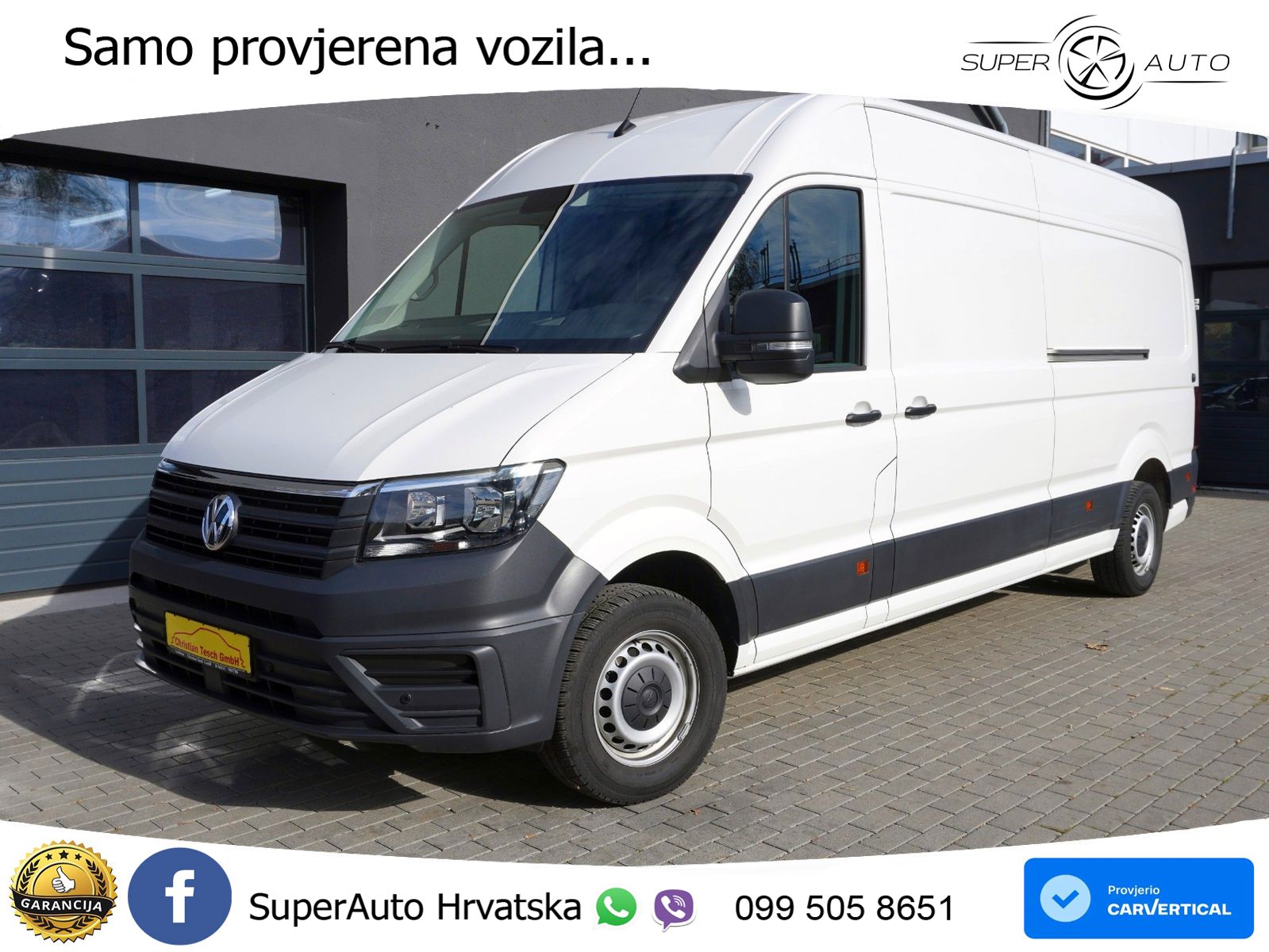 Volkswagen Crafter Kasten 35 L4 H3 Hochdach 2.0 TDI 1.Hd. 140 KS