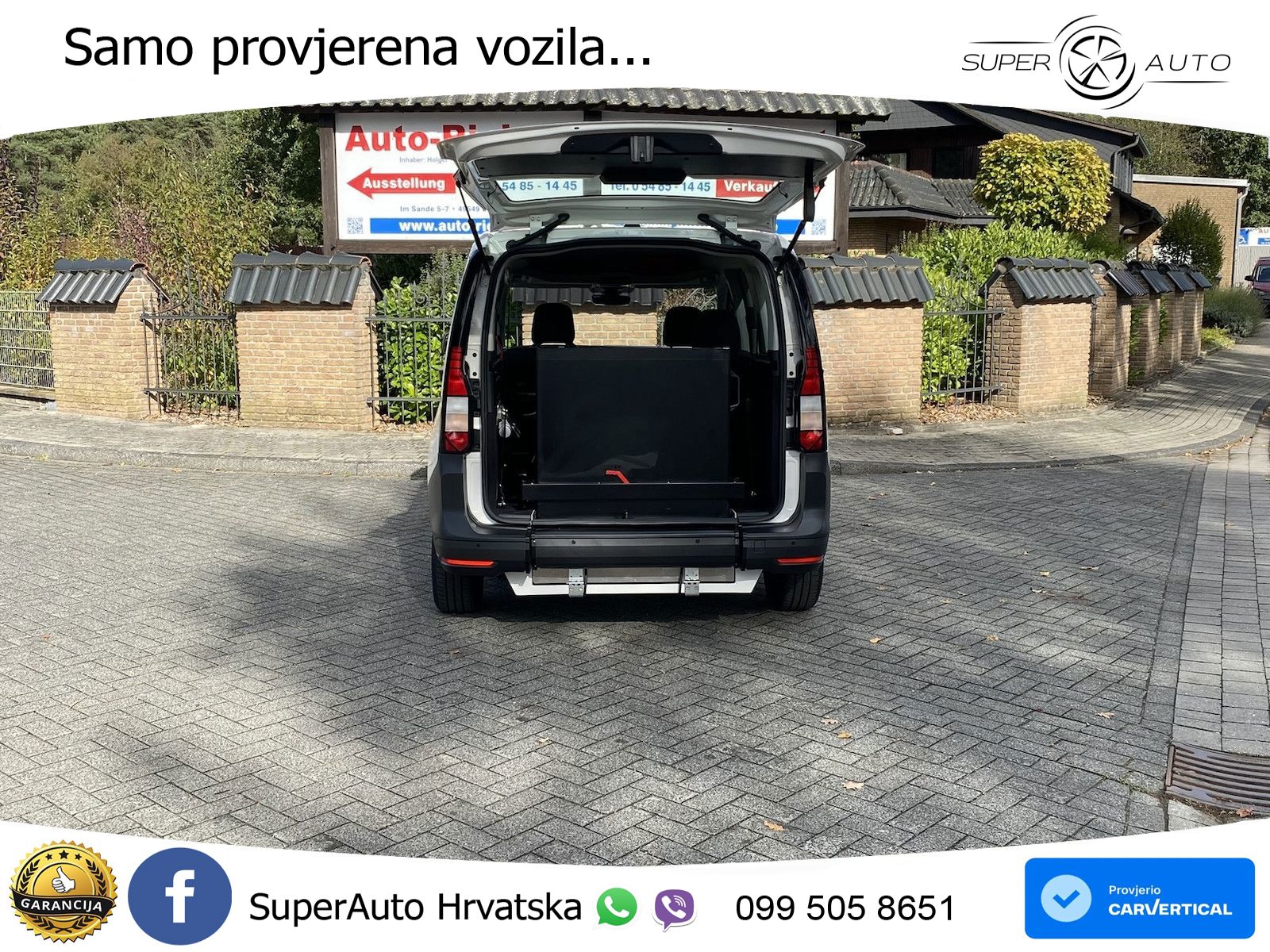 Volkswagen Caddy | Neuer Rollstuhlumbau | Tempomat | Klima 102 KS