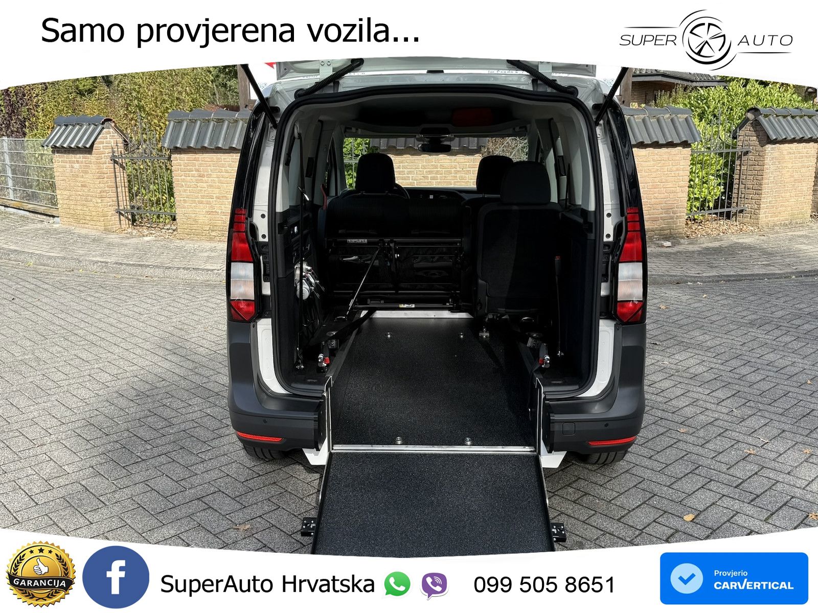Volkswagen Caddy | Neuer Rollstuhlumbau | Tempomat | Klima 102 KS