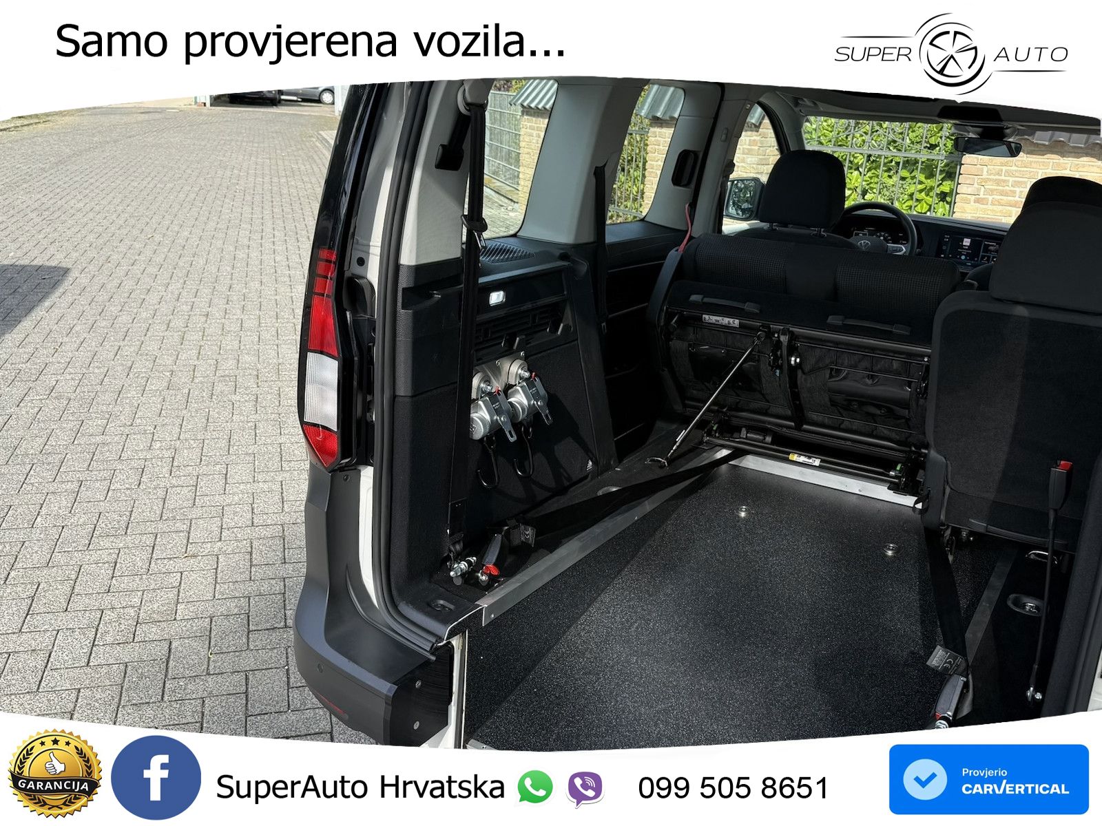 Volkswagen Caddy | Neuer Rollstuhlumbau | Tempomat | Klima 102 KS