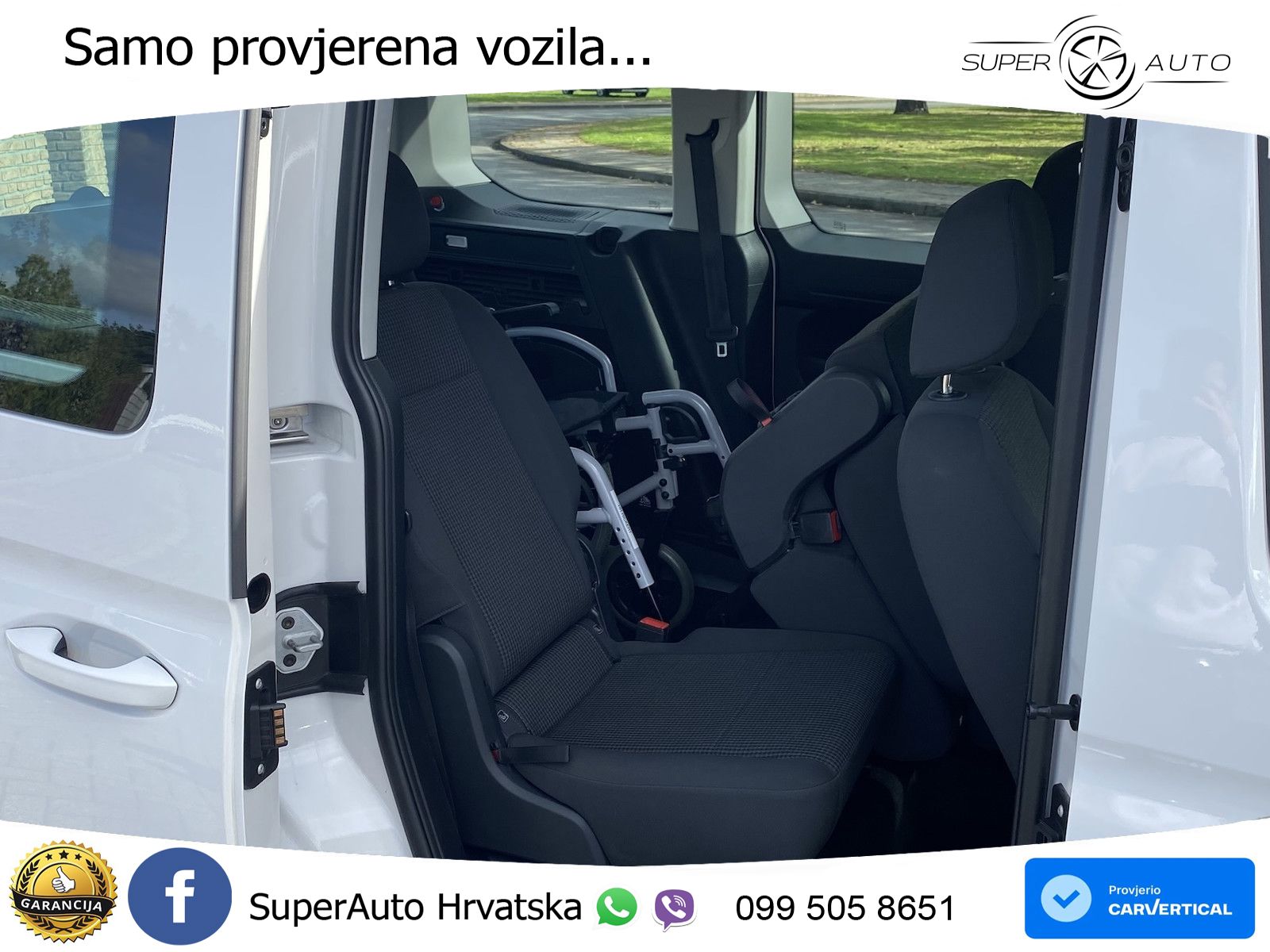 Volkswagen Caddy | Neuer Rollstuhlumbau | Tempomat | Klima 102 KS