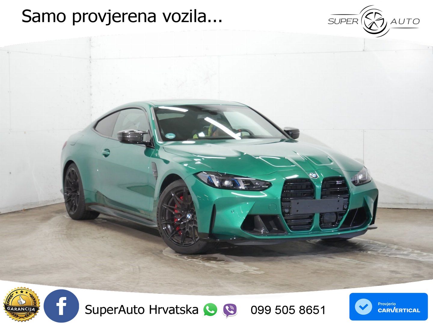 BMW M4 Competition 3.0 (530 KS) xDrive Steptronic LED+GR SJED+ACC