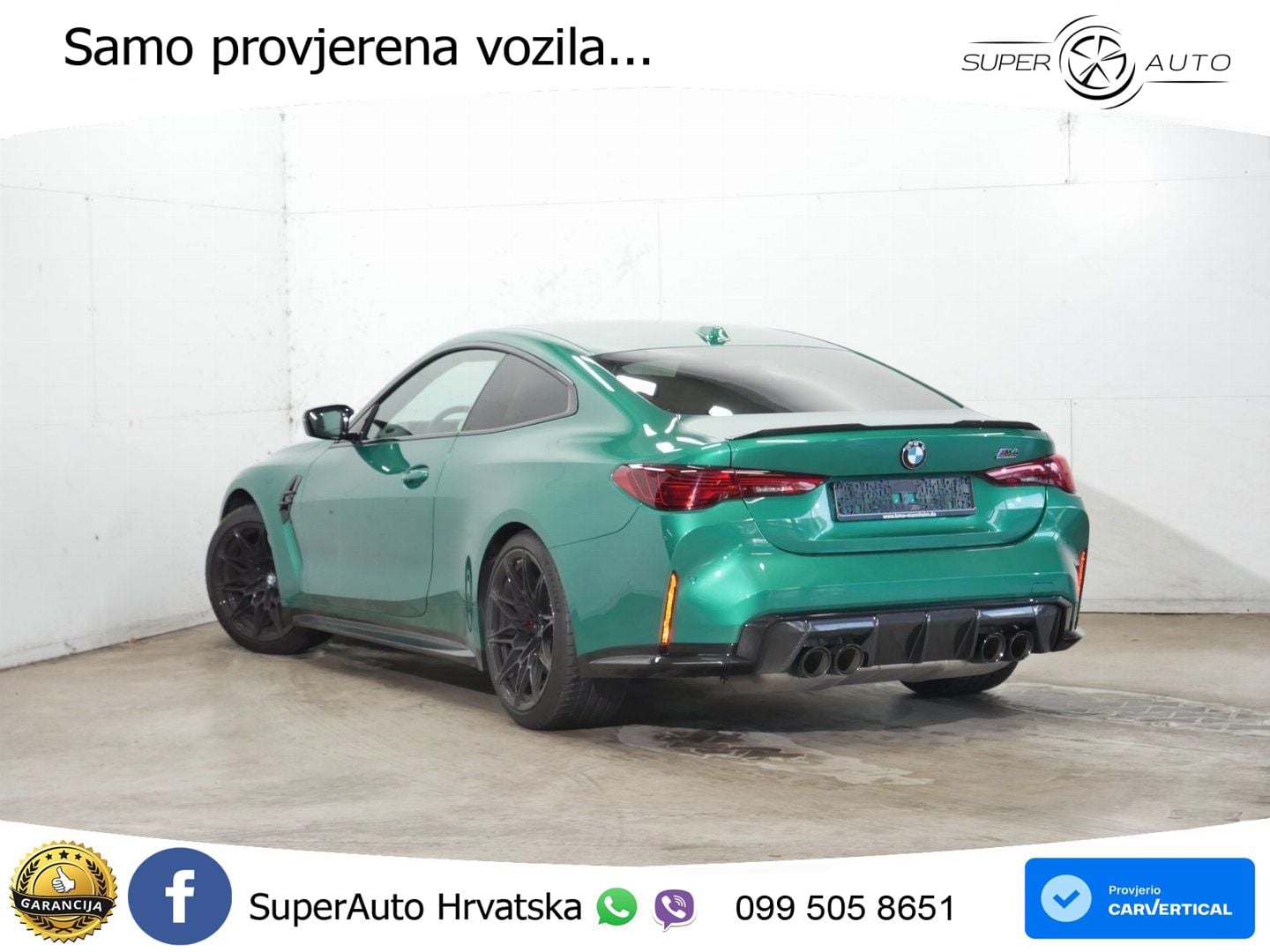 BMW M4 Competition 3.0 (530 KS) xDrive Steptronic LED+GR SJED+ACC