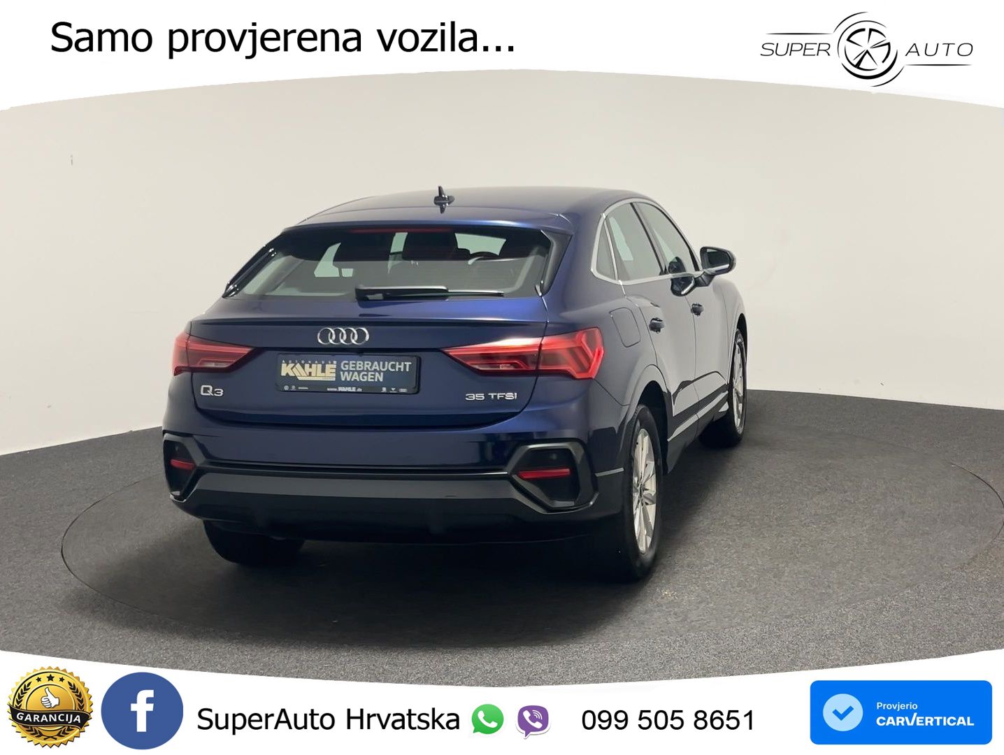 Audi Q3 II Sportback 35 TFSI (150 KS) S tronic LED+GR SJED+ACC