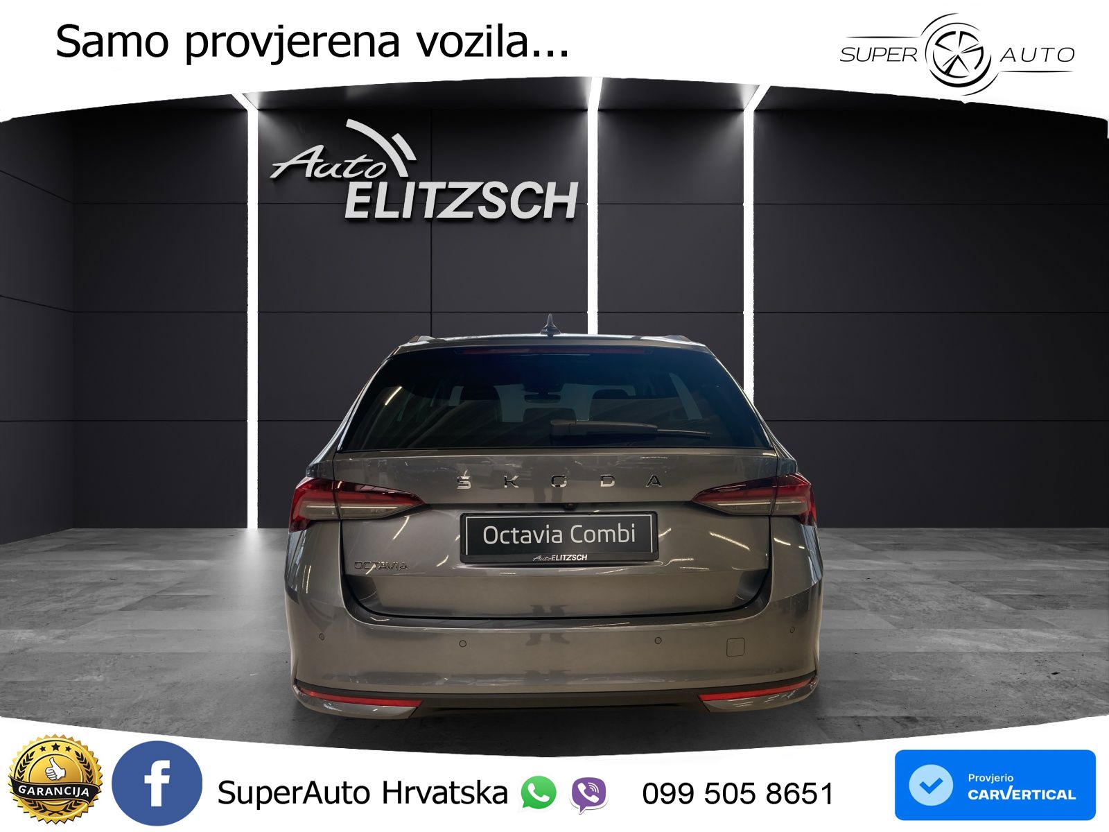 Škoda Octavia Combi 2.0 TDI (150 KS) DSG LED+GR SJED+ACC
