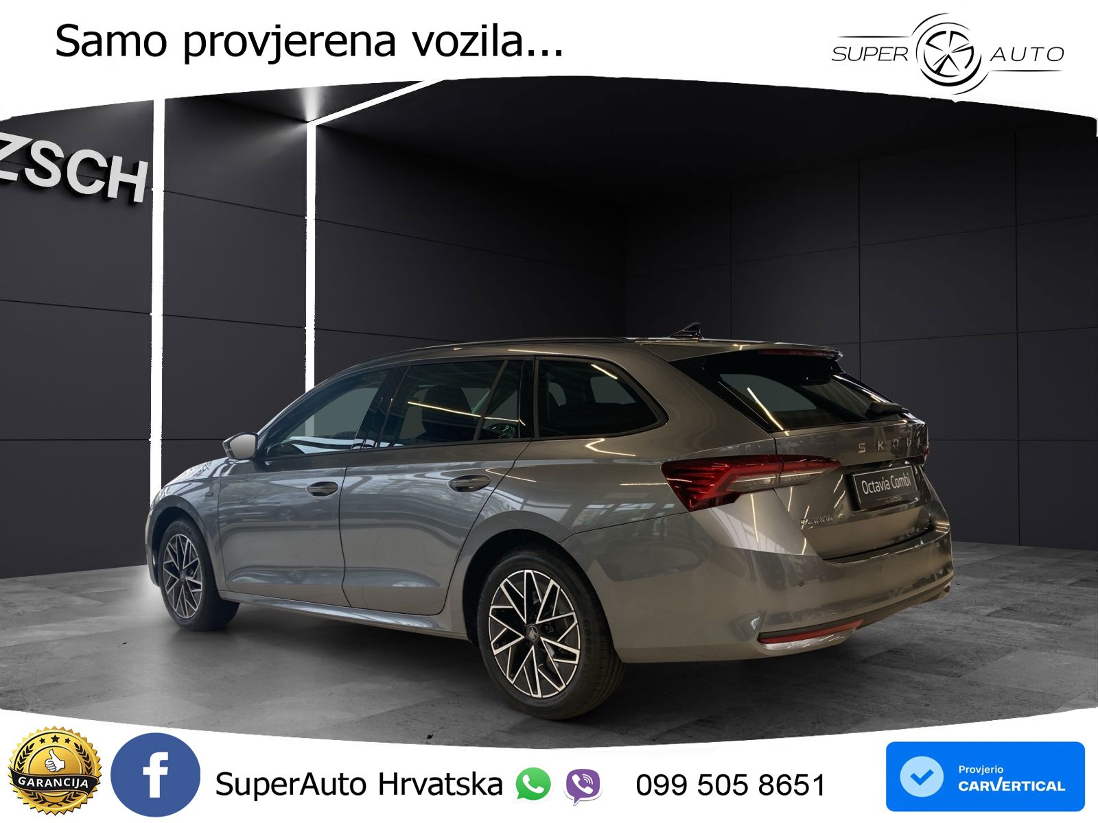 Škoda Octavia Combi 2.0 TDI (150 KS) DSG LED+GR SJED+ACC
