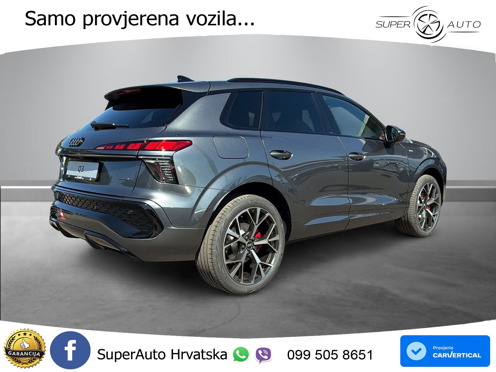 Audi Q3 2.0 TDI (193 KS) quattro S tronic LED+GR SJED+ACC