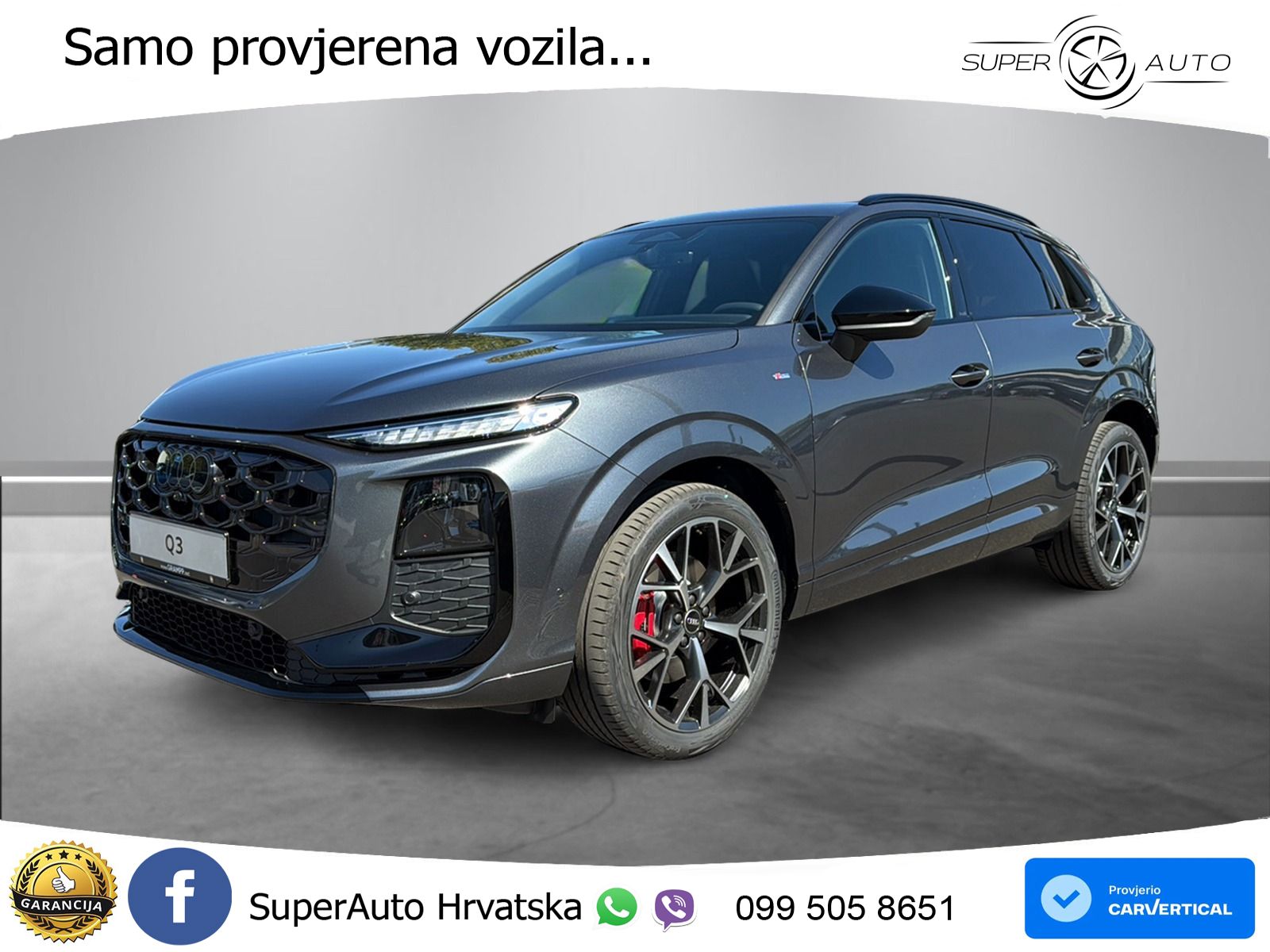 Audi Q3 2.0 TDI (193 KS) quattro S tronic LED+GR SJED+ACC