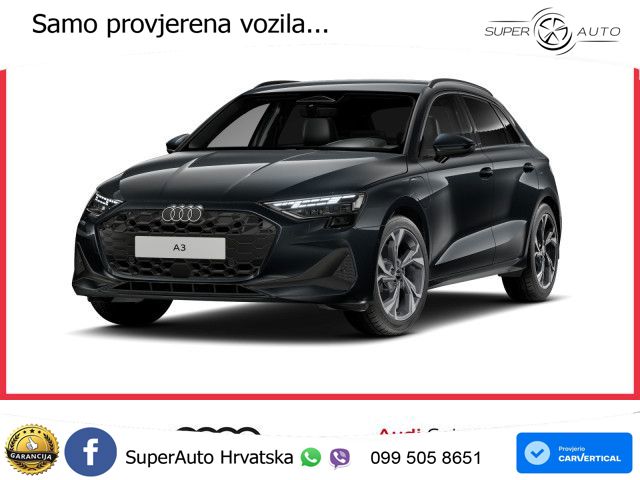 Audi A3 Sportback 40 TFSI e (204 KS) Plug-in Hybrid S tronic LED+GR SJED+ACC