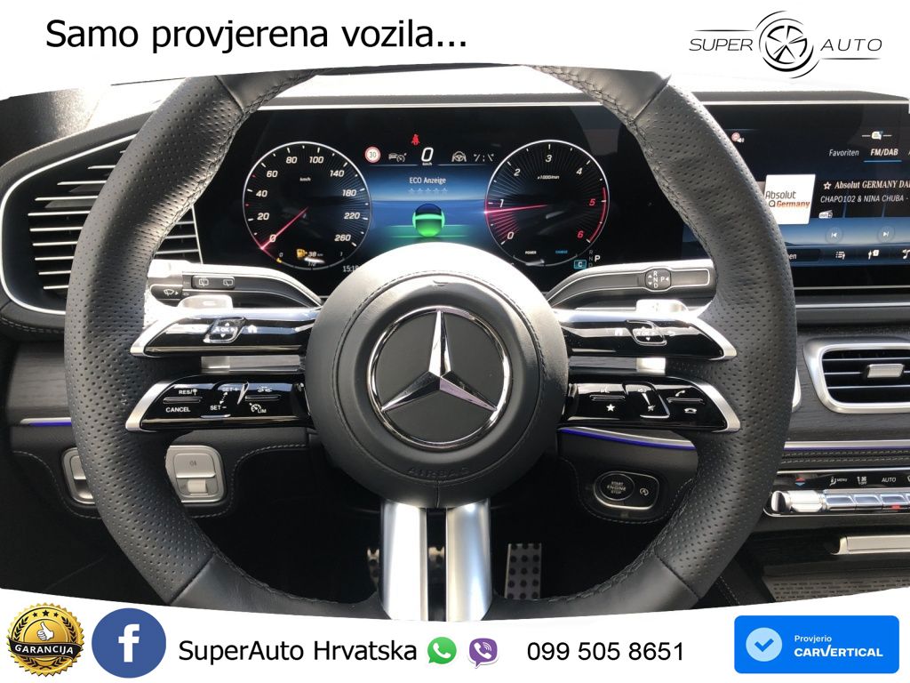 Mercedes GLE 450d (367 KS) EQ Boost 4MATIC 9G-TRONIC AMG ACC+HEAD+4xGR SJED+360+PANO