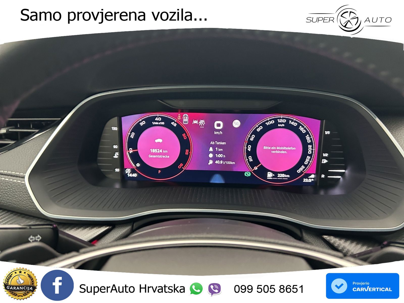 Škoda Octavia Combi 2.0 TDI (150 KS) DSG SportLine LED+GR SJED+ACC