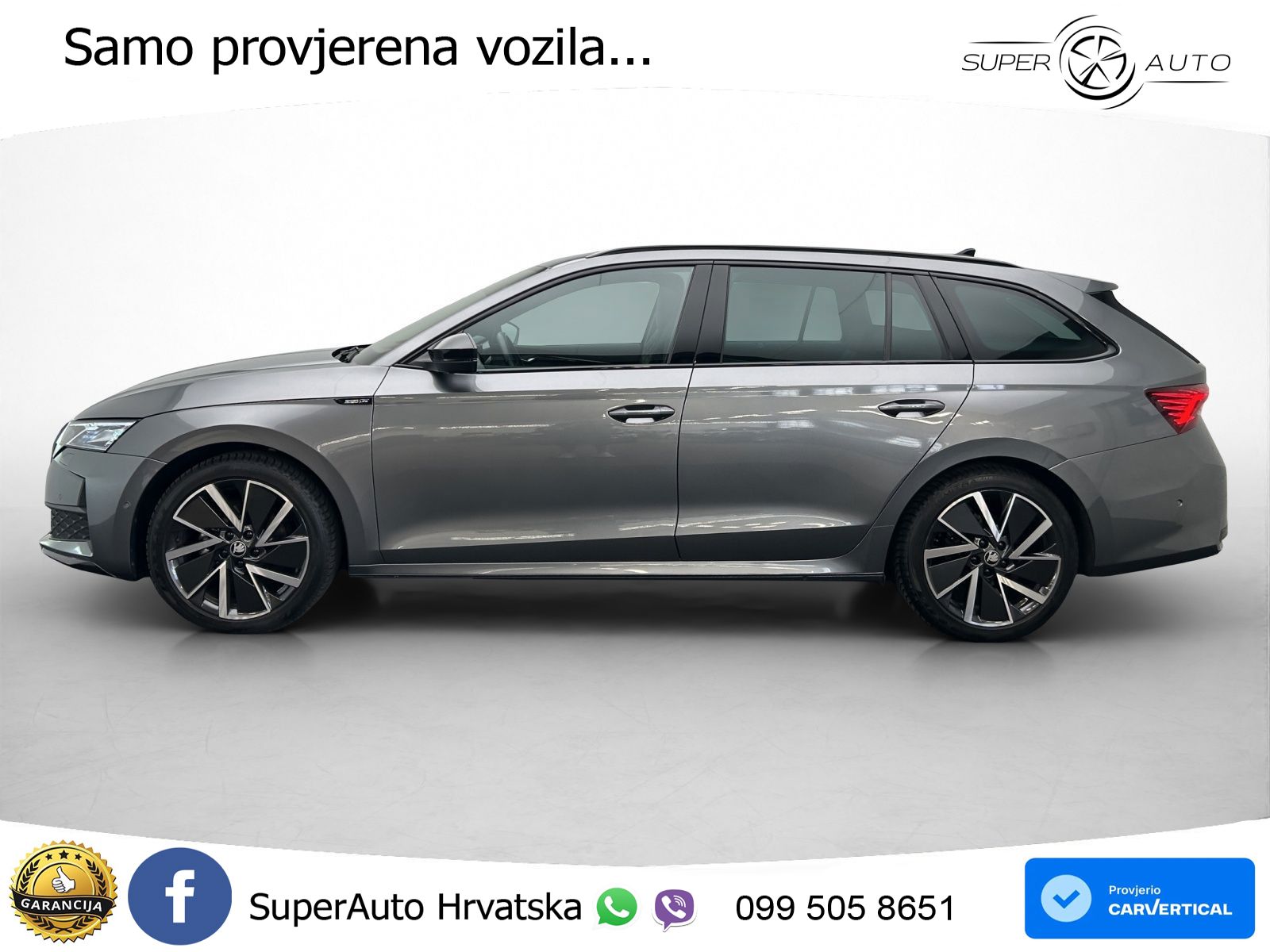 Škoda Octavia Combi 2.0 TDI (150 KS) DSG SportLine LED+GR SJED+ACC
