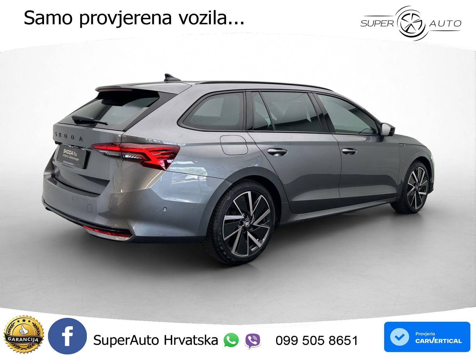 Škoda Octavia Combi 2.0 TDI (150 KS) DSG SportLine LED+GR SJED+ACC