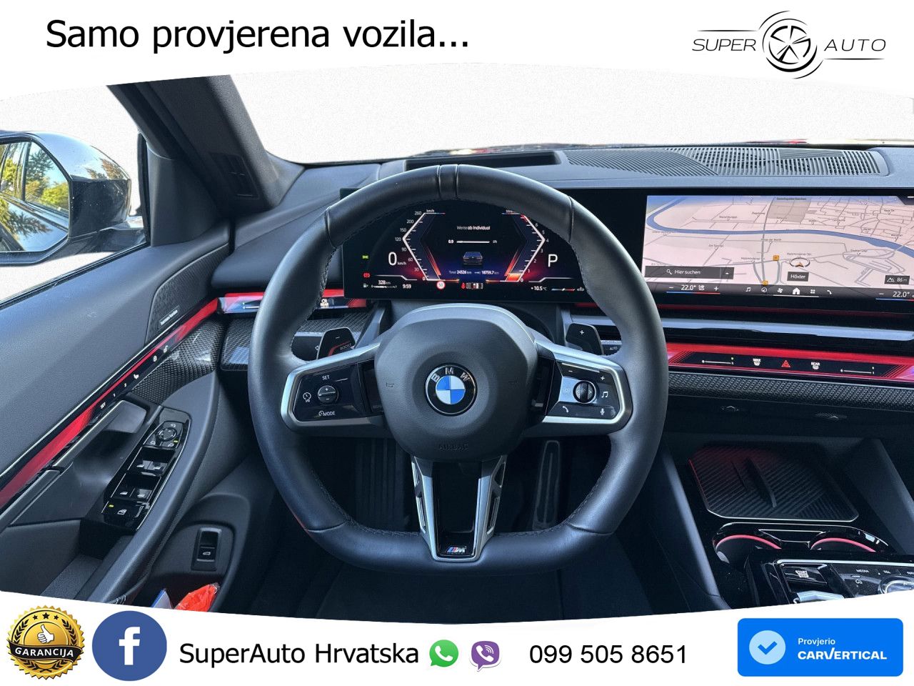BMW 520i (208 KS) Steptronic M Sport LED+GR SJED+ACC