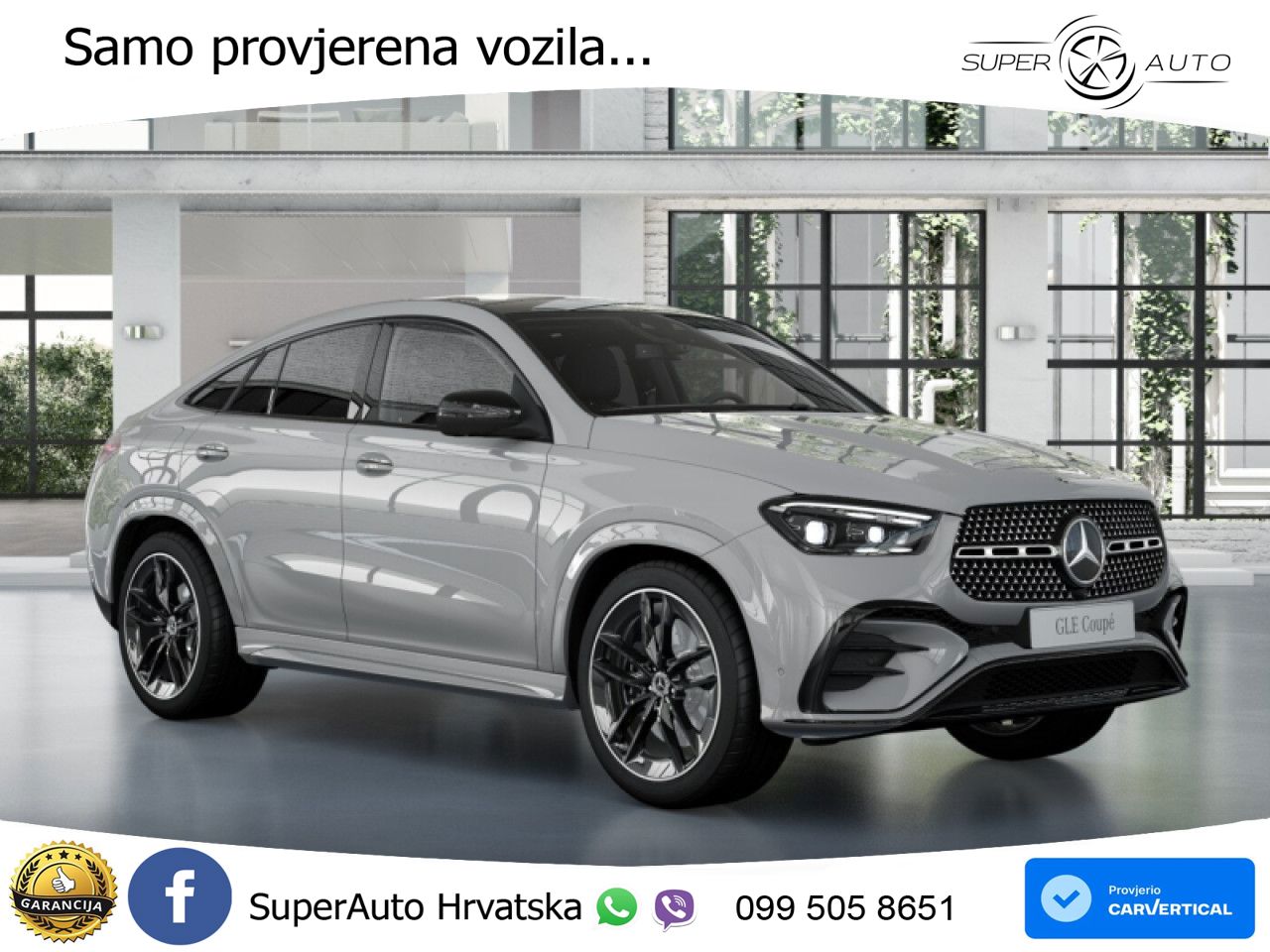 Mercedes GLE Coupe 450d (367 KS) EQ Boost 4MATIC 9G-TRONIC AMG ACC+HEAD+GR SJED+360+PANO