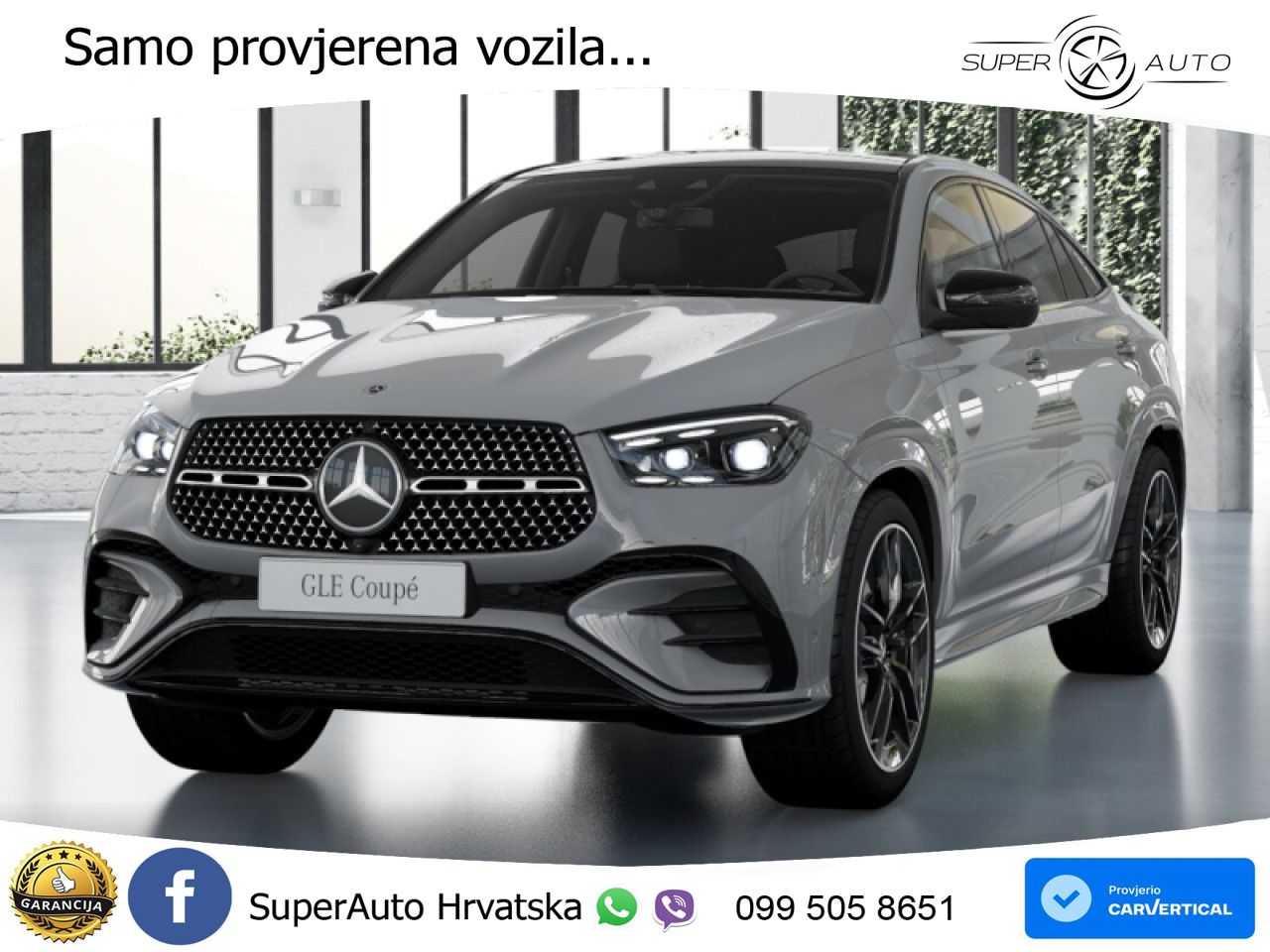 Mercedes GLE Coupe 450d (367 KS) EQ Boost 4MATIC 9G-TRONIC AMG ACC+HEAD+GR SJED+360+PANO