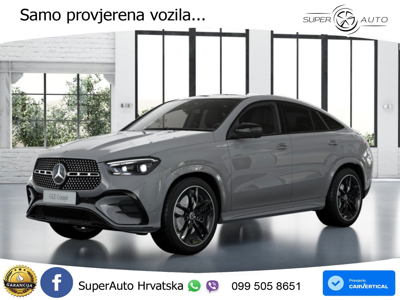Mercedes GLE Coupe 450d (367 KS) EQ Boost 4MATIC 9G-TRONIC AMG ACC+HEAD+GR SJED+360+PANO