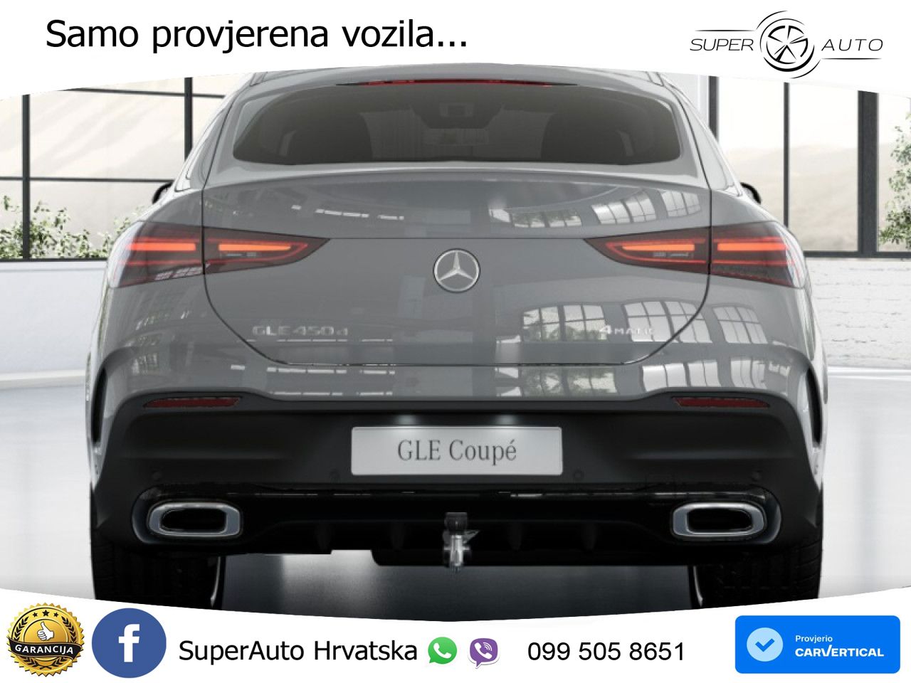 Mercedes GLE Coupe 450d (367 KS) EQ Boost 4MATIC 9G-TRONIC AMG ACC+HEAD+GR SJED+360+PANO