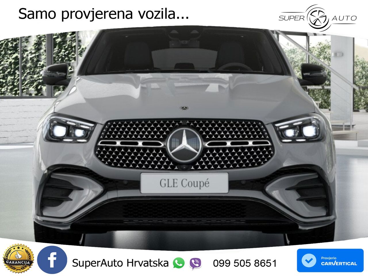 Mercedes GLE Coupe 450d (367 KS) EQ Boost 4MATIC 9G-TRONIC AMG ACC+HEAD+GR SJED+360+PANO