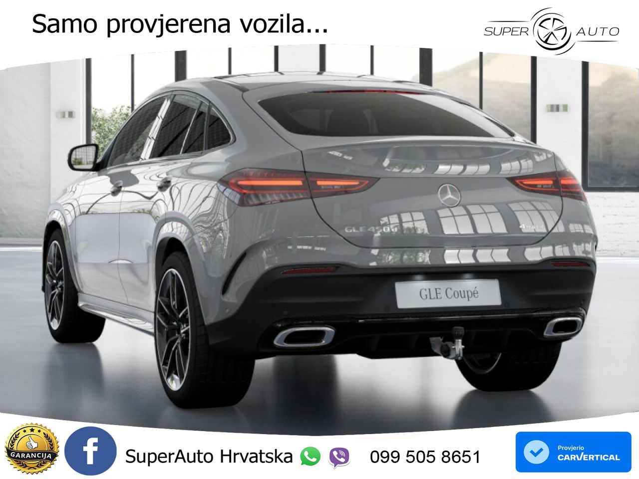 Mercedes GLE Coupe 450d (367 KS) EQ Boost 4MATIC 9G-TRONIC AMG ACC+HEAD+GR SJED+360+PANO