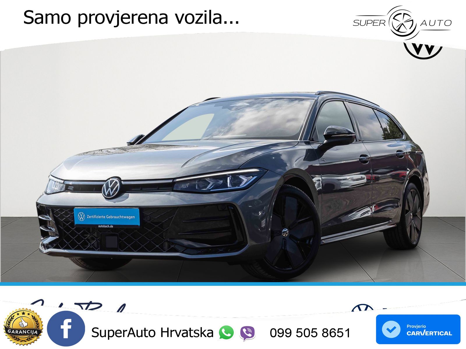 Volkswagen Passat Variant 2.0 TDI (193 KS) 4MOTION DSG R-Line LED+GR SJED+ACC
