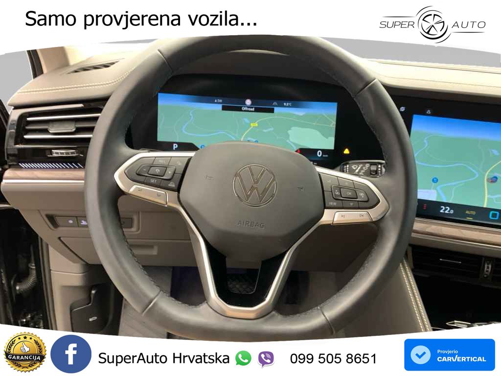 Volkswagen Touareg 3.0 V6 TDI (286 KS) 4MOTION Tiptronic ZRAČNI+ACC+GR SJED+KAM