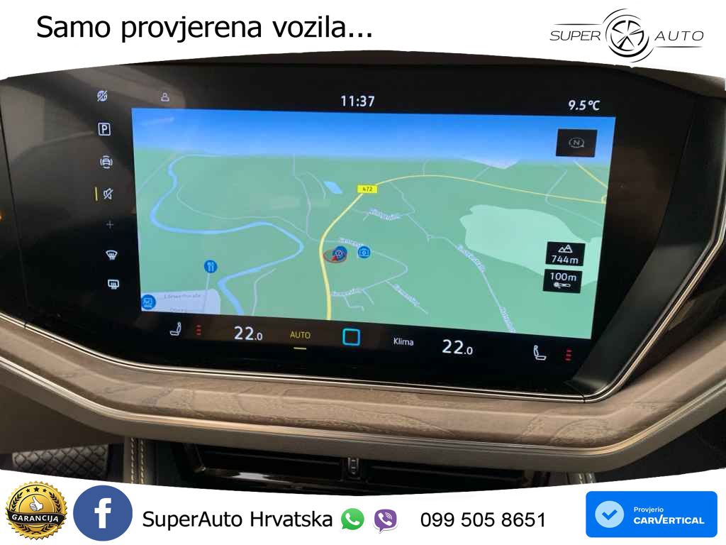 Volkswagen Touareg 3.0 V6 TDI (286 KS) 4MOTION Tiptronic ZRAČNI+ACC+GR SJED+KAM