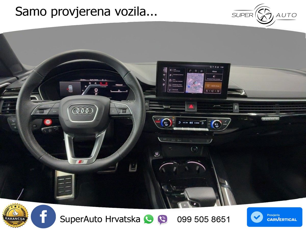 Audi A5 Sportback 40 TDI (204 KS) quattro S tronic S line MATRIX+GR SJED+KAM