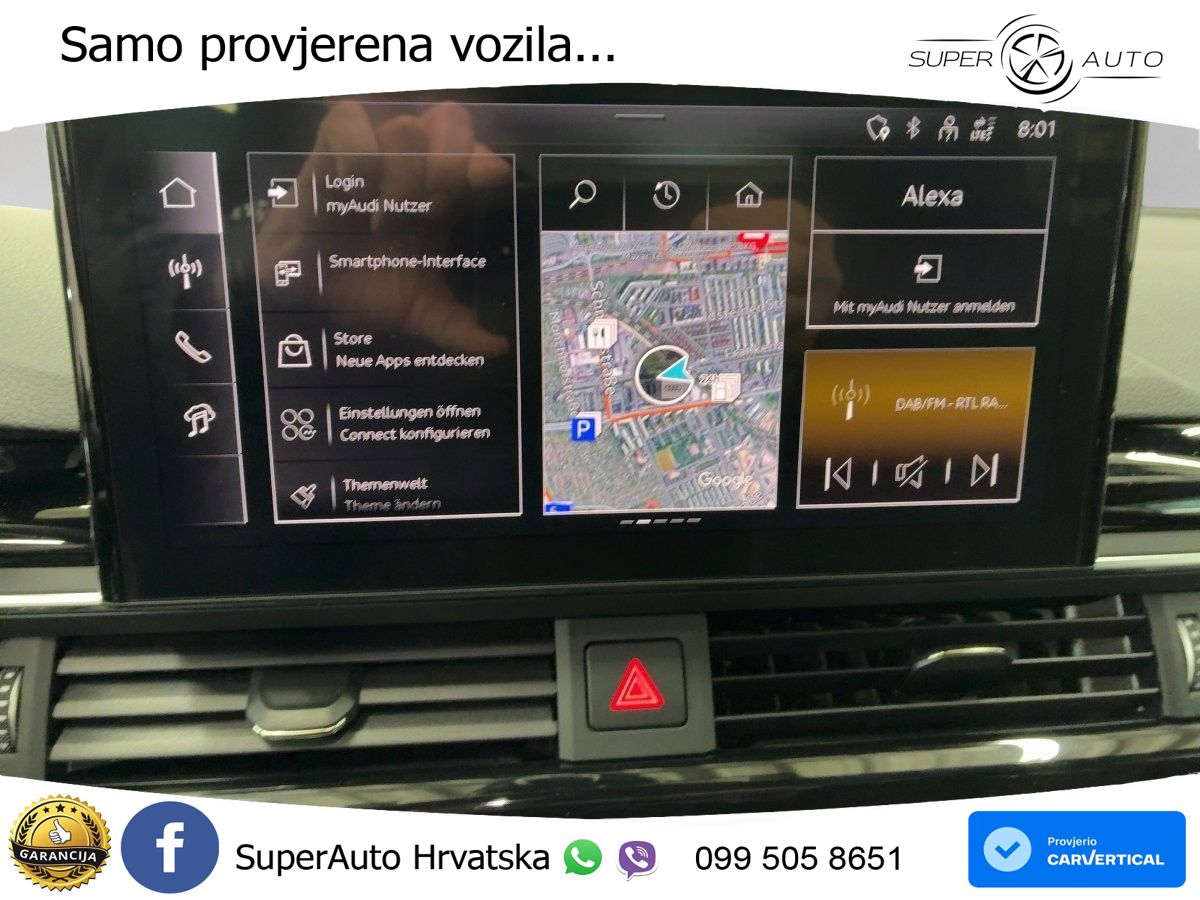 Audi A5 Sportback 40 TDI (204 KS) quattro S tronic S line MATRIX+GR SJED+KAM