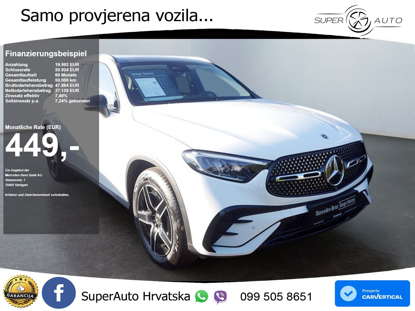 Mercedes GLC 220d (197 KS) 4MATIC 9G-TRONIC AMG ACC+GR SJED+360+PANO