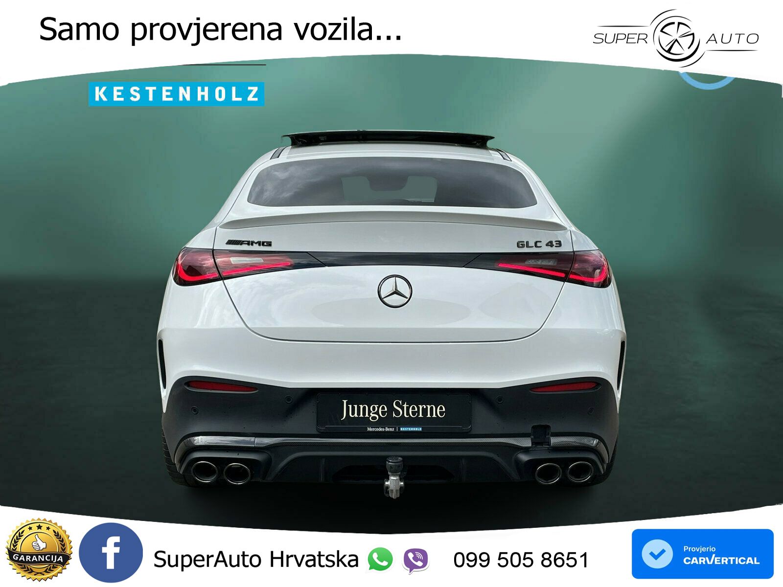 Mercedes AMG GLC 43 (421 KS) 4MATIC AMG SPEEDSHIFT MCT 9G ACC+HEAD+GR SJED+360+PANO