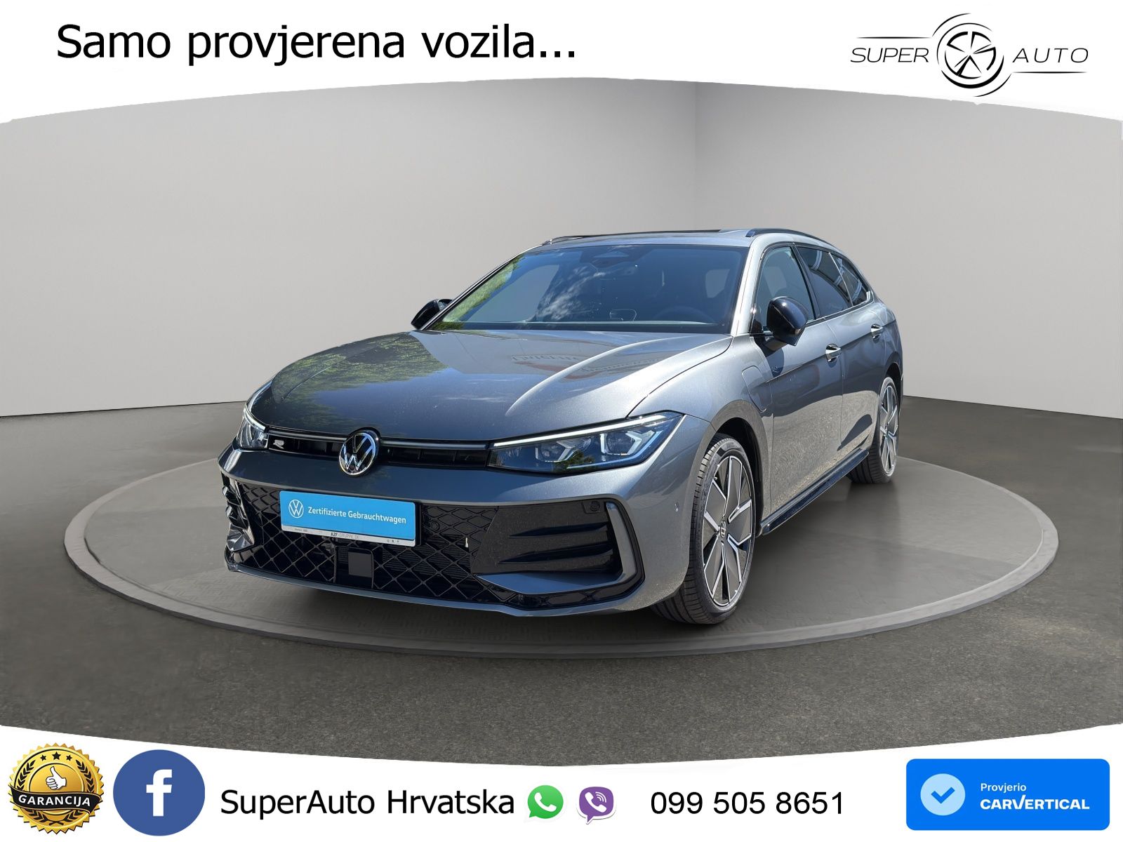 Volkswagen Passat Variant 1.5 TSI (204 KS) eHybrid DSG R-Line LED+GR SJED+ACC