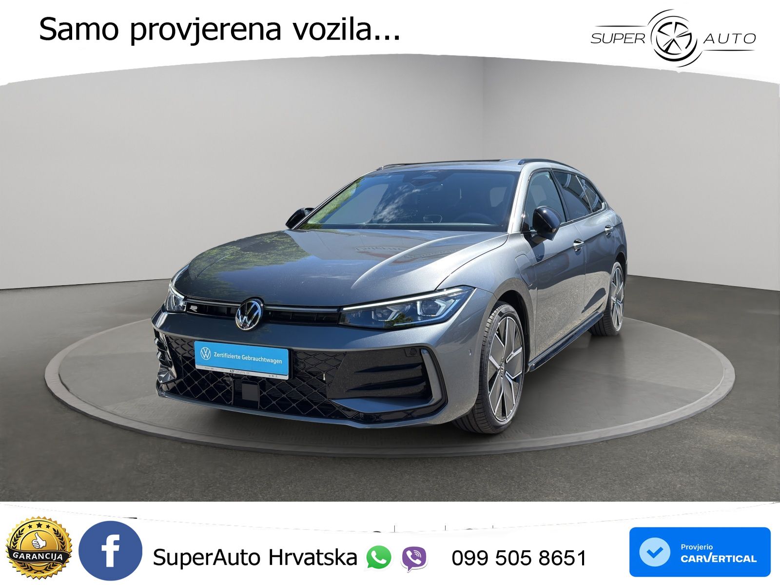 Volkswagen Passat Variant 1.5 TSI (204 KS) eHybrid DSG R-Line LED+GR SJED+ACC