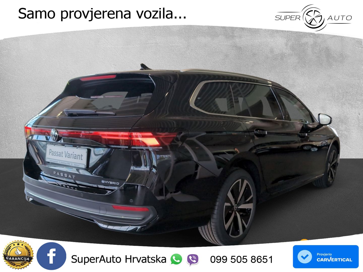 Volkswagen Passat Variant 1.5 TSI (204 KS) eHybrid DSG Business LED+GR SJED+ACC