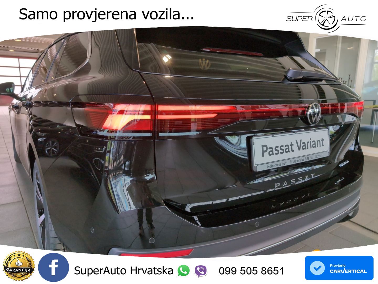 Volkswagen Passat Variant 1.5 TSI (204 KS) eHybrid DSG Business LED+GR SJED+ACC
