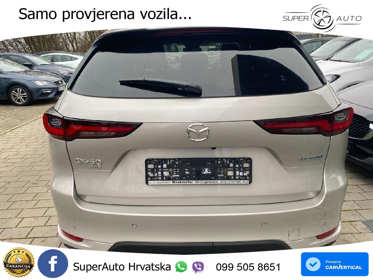 Mazda CX-60 2.5 e-Skyactiv (328 KS) AWD Automatic LED+GR SJED+ACC