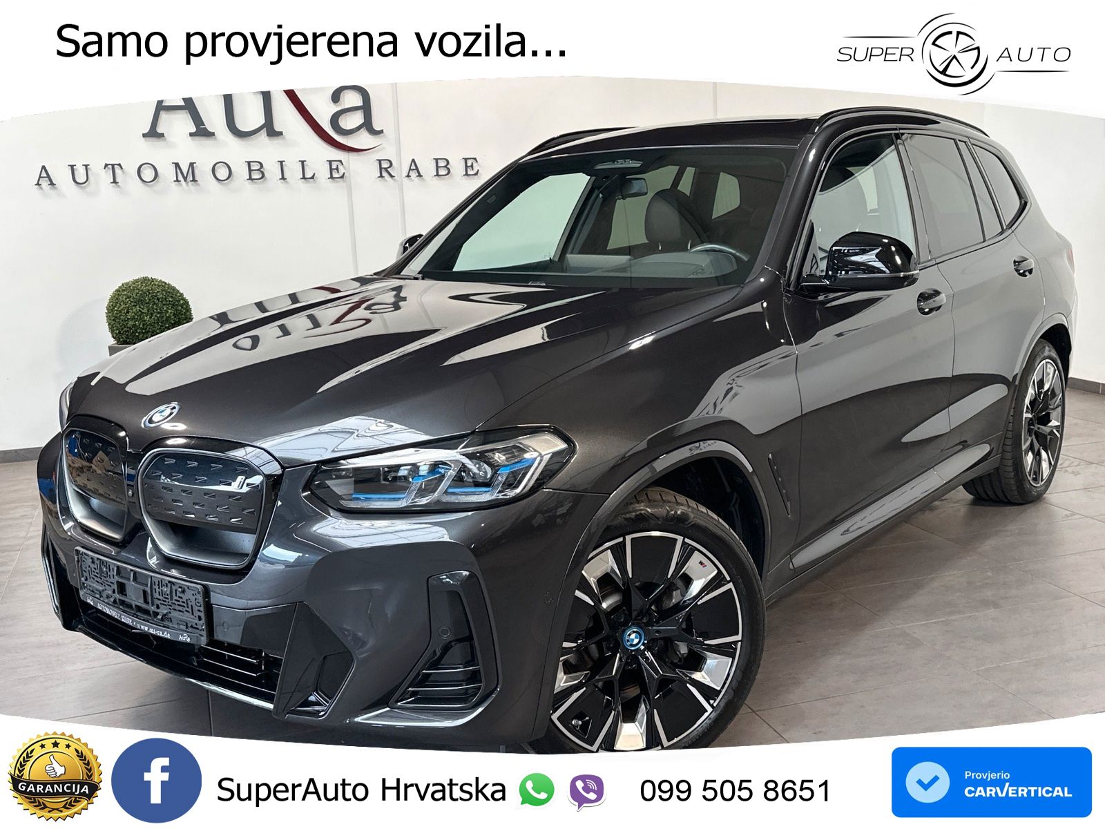 BMW iX3 80 kWh (286 KS)