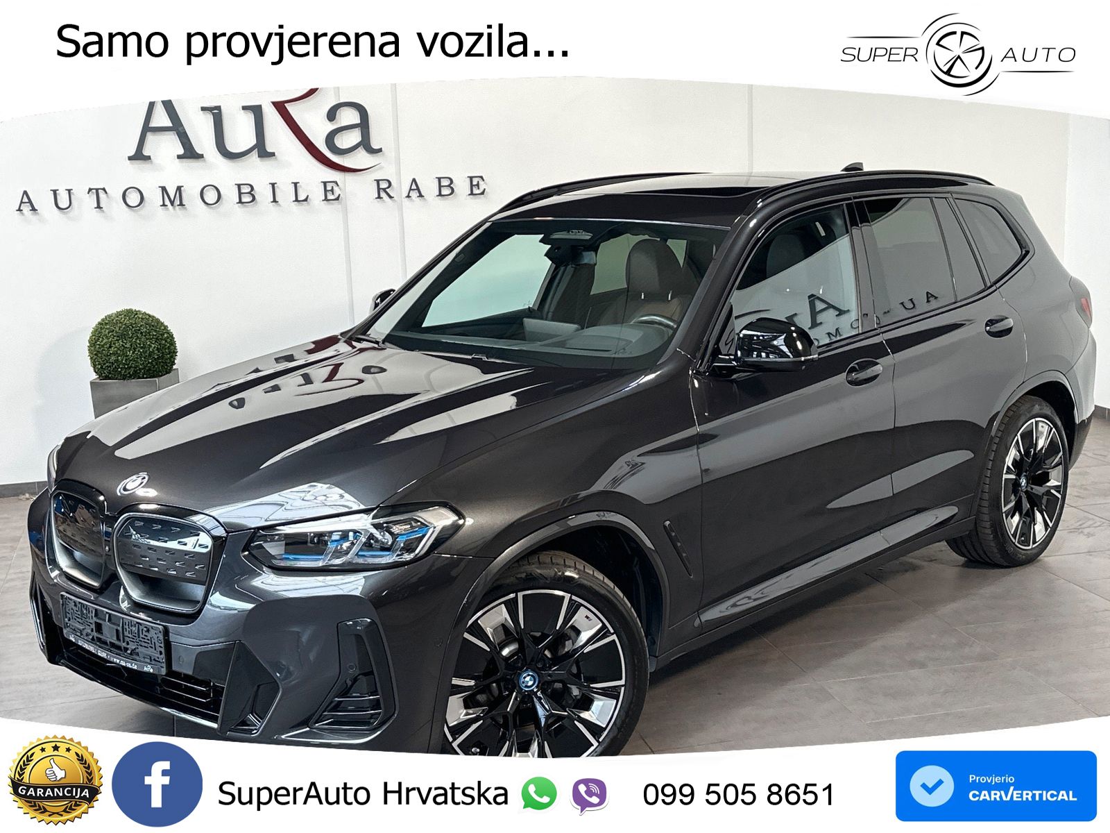 BMW iX3 80 kWh (286 KS)