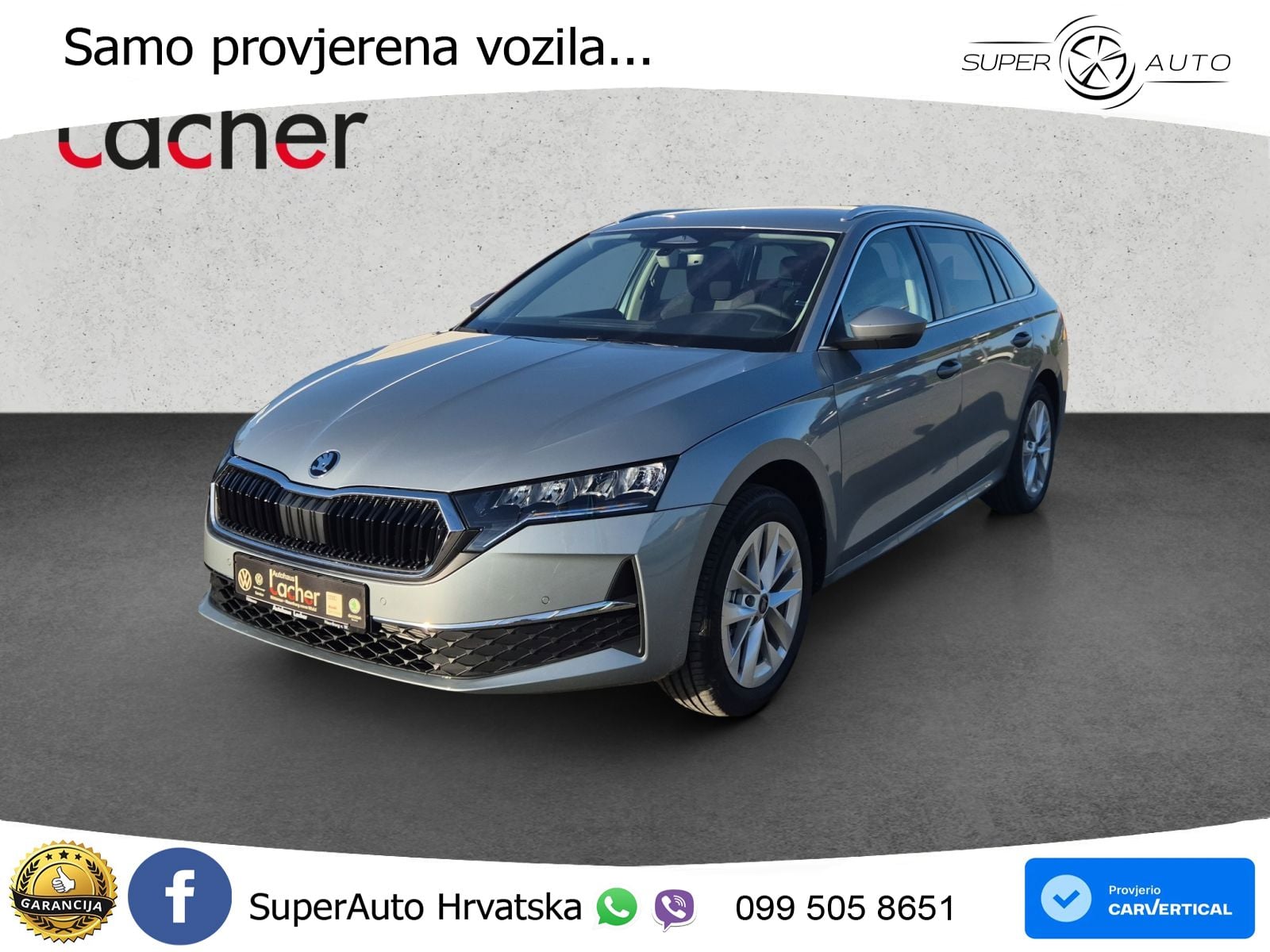 Škoda Octavia Combi 1.5 TSI (150 KS) DSG Selection LED+GR SJED+ACC