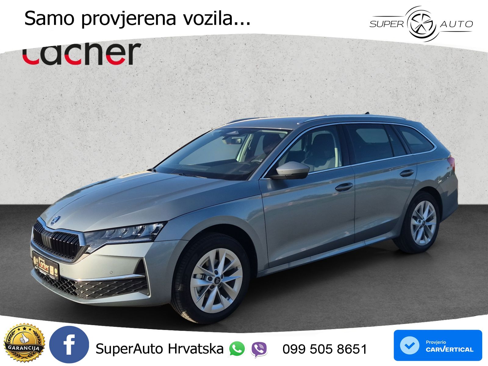 Škoda Octavia Combi 1.5 TSI (150 KS) DSG Selection LED+GR SJED+ACC