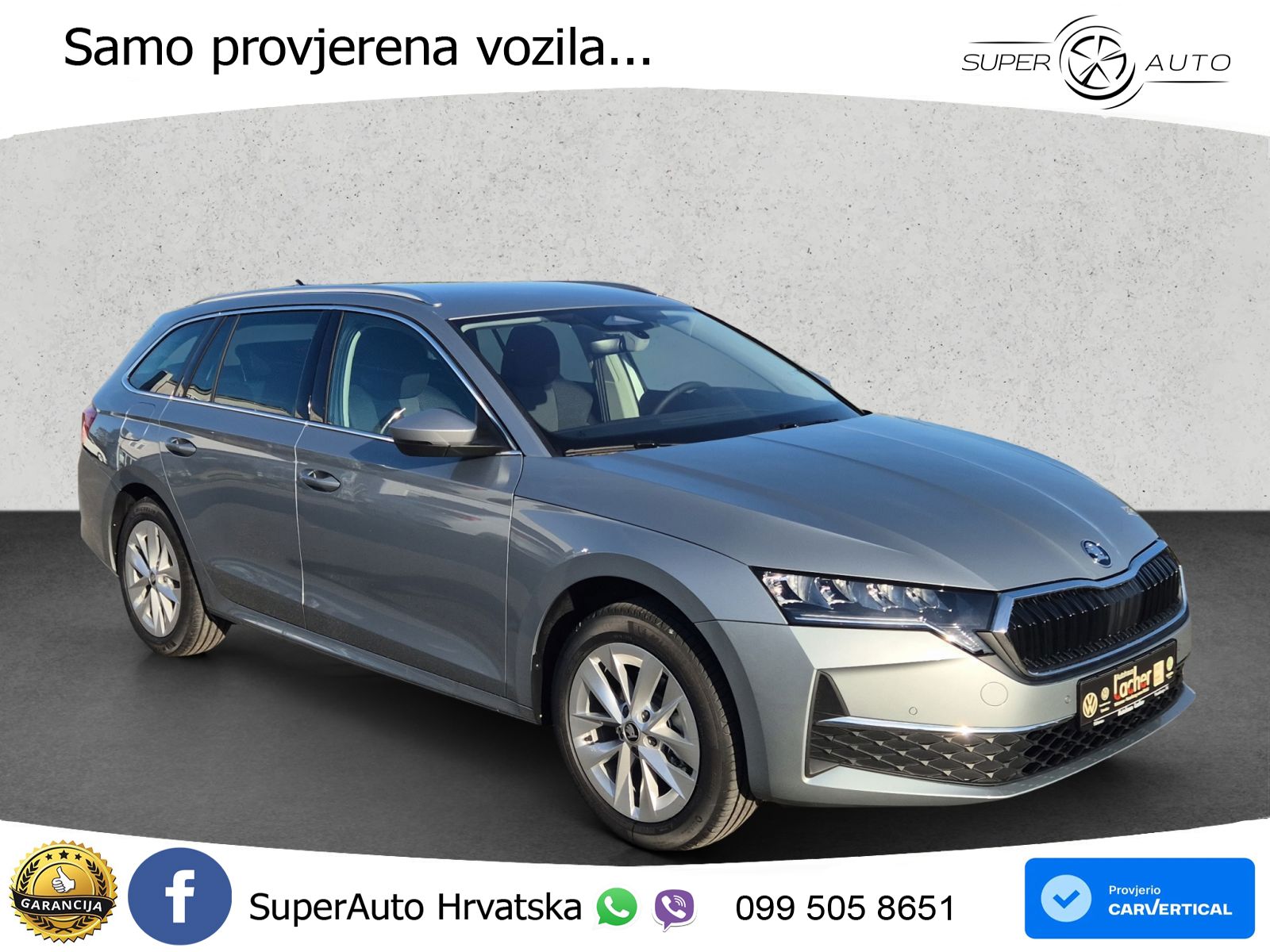 Škoda Octavia Combi 1.5 TSI (150 KS) DSG Selection LED+GR SJED+ACC