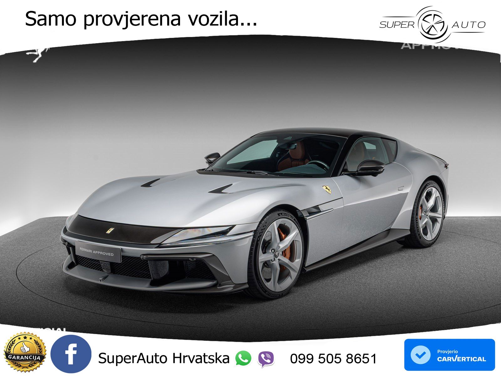 Ferrari 12Cilindri Spider 6.5 V12 (830 KS) F1 DCT LED+ACC