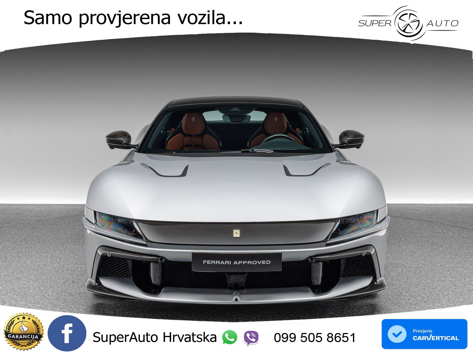 Ferrari 12Cilindri Spider 6.5 V12 (830 KS) F1 DCT LED+ACC