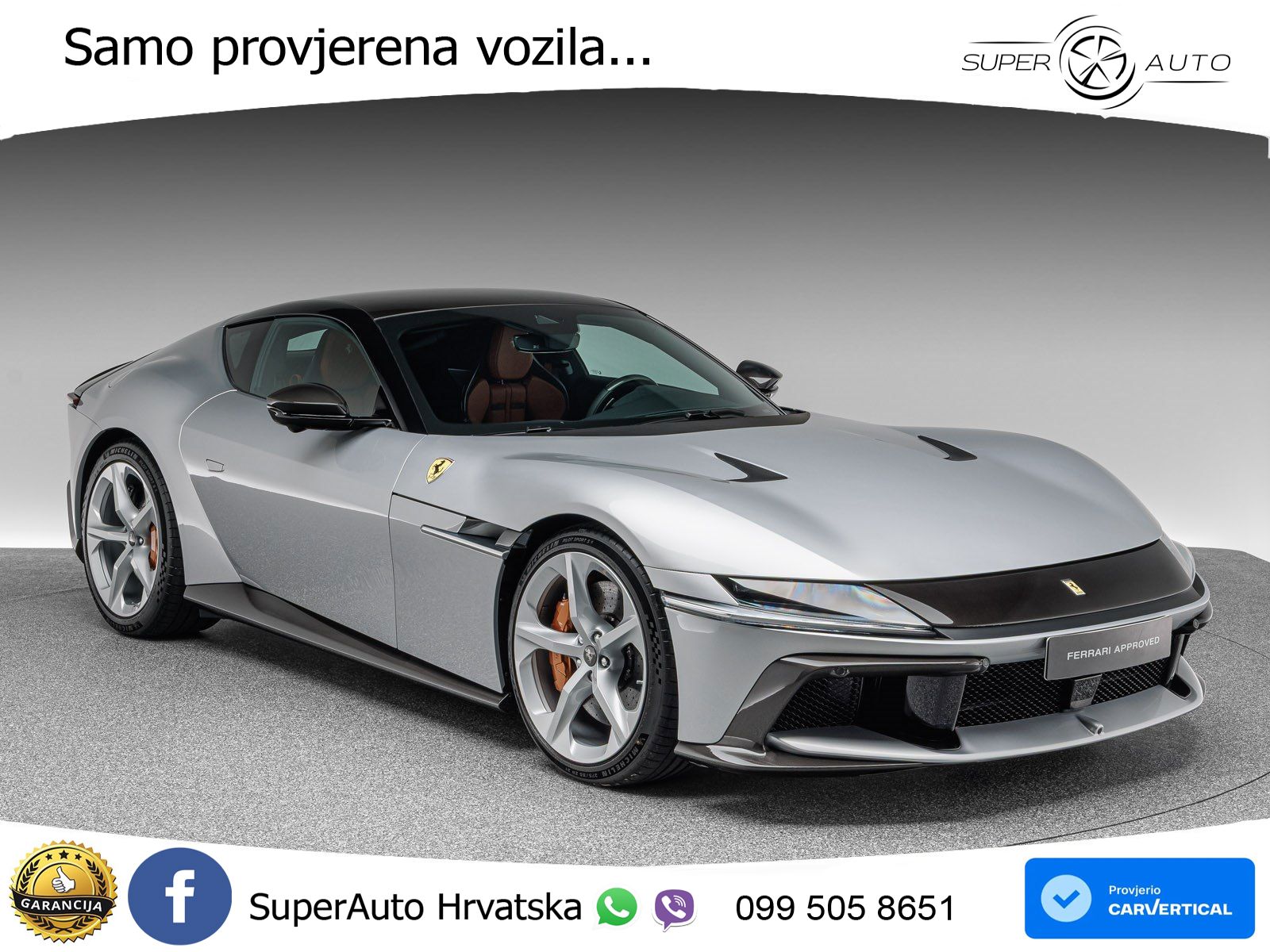Ferrari 12Cilindri Spider 6.5 V12 (830 KS) F1 DCT LED+ACC
