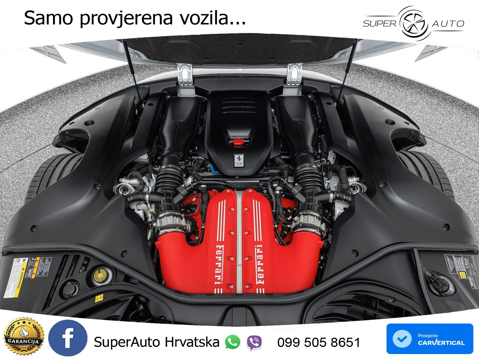 Ferrari 12Cilindri Spider 6.5 V12 (830 KS) F1 DCT LED+ACC