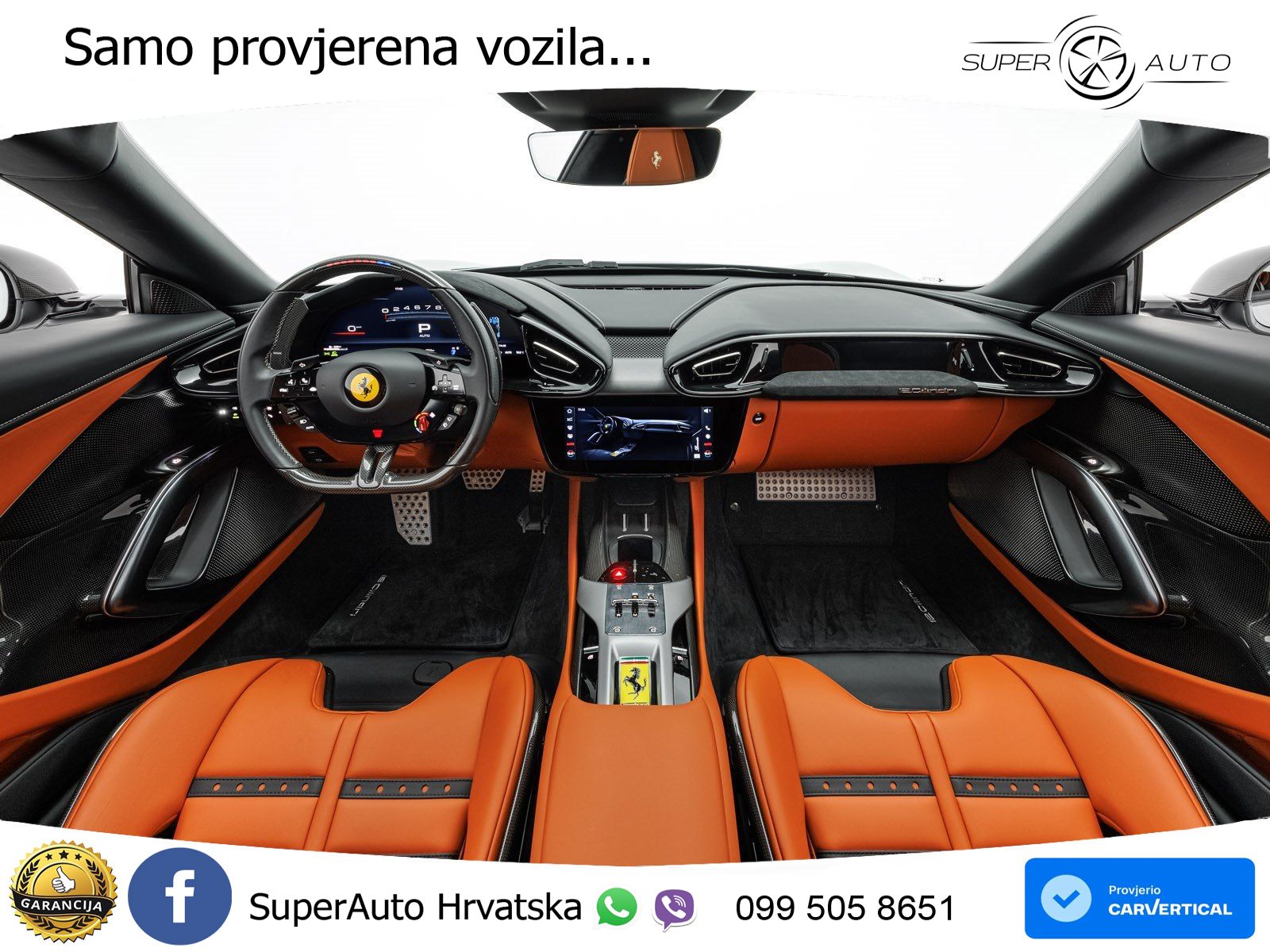 Ferrari 12Cilindri Spider 6.5 V12 (830 KS) F1 DCT LED+ACC