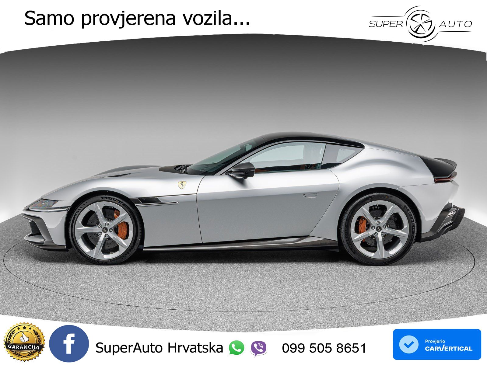 Ferrari 12Cilindri Spider 6.5 V12 (830 KS) F1 DCT LED+ACC