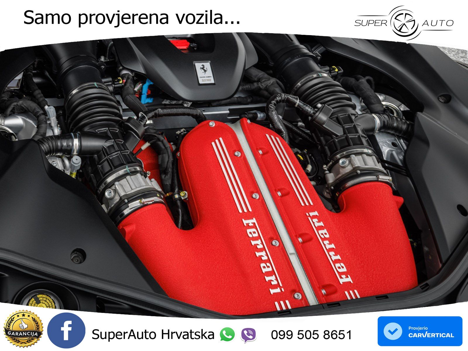 Ferrari 12Cilindri Spider 6.5 V12 (830 KS) F1 DCT LED+ACC